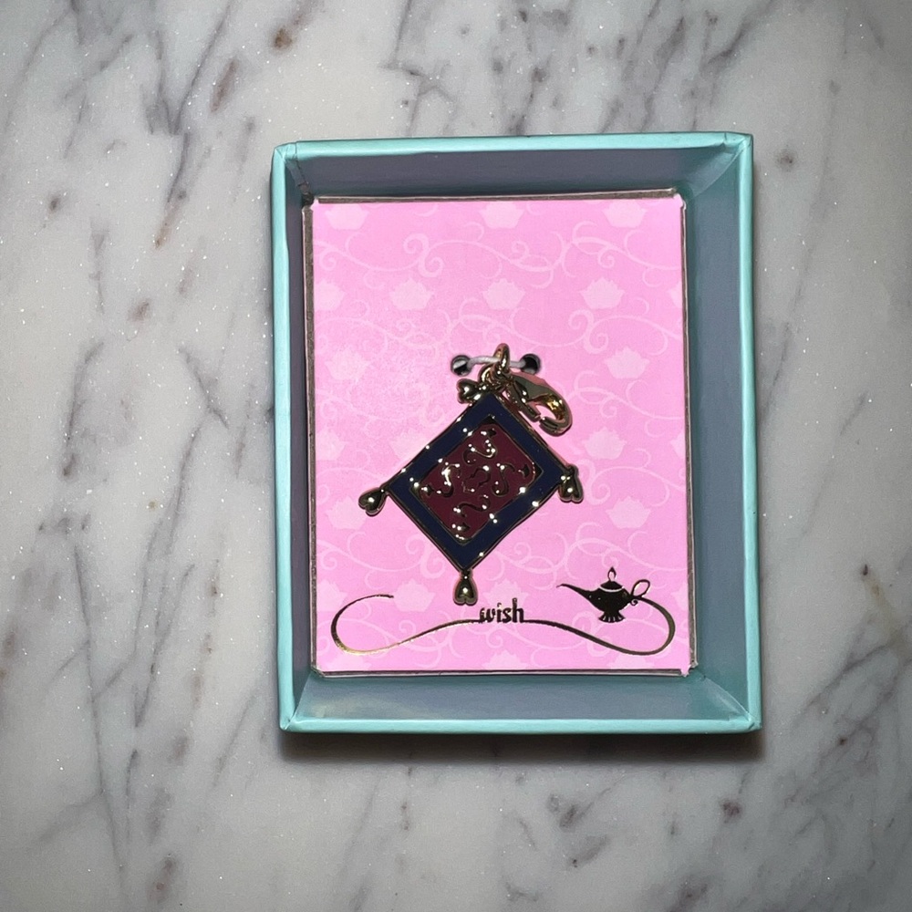 🧞‍♂️Disney Couture Wish Collection Aladdin Magic Carpet Charm women’s  jewelry ✨